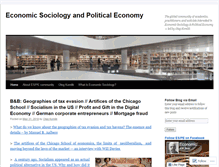 Tablet Screenshot of economicsociology.org